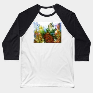 Colorful Birches Baseball T-Shirt